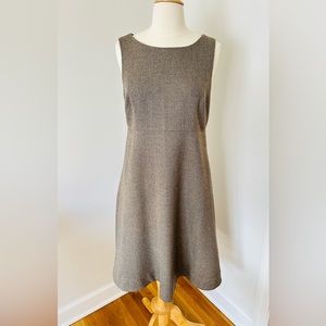 J.Crew tweed wool midi dress
